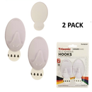 2 Pack Self Adhesive Wall Hooks