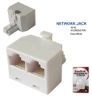 RJ-45 Duplex Network Jack 8 Conductor