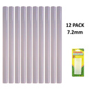 12-Pack 7.2mm Mini Hot Glue Sticks
