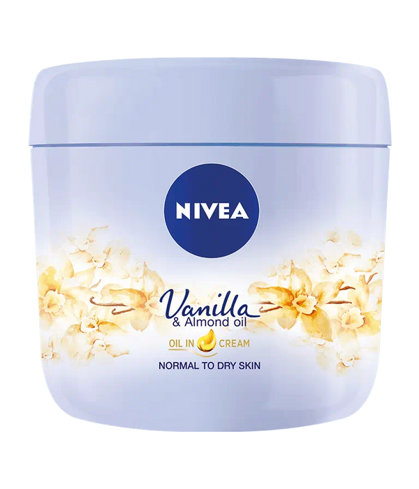 Nivea Vanilla & Almond Oil Body Cream, 13.5oz (400ml)