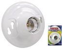 Ceiling Mount Light Bulb Socket - 125v - 15A - 1875w