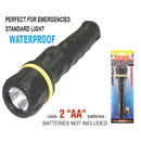 2 AA Battery Waterproof Flashlight for Emergency and Outdoor Use