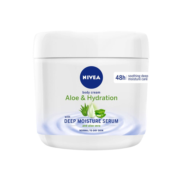 Nivea Aloe & Hydration Body Cream with Aloe Vera, 13.5oz (400ml)