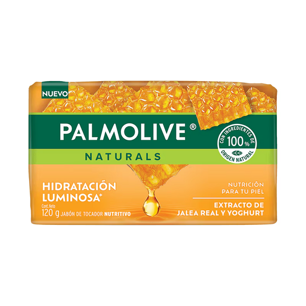 Palmolive Jalea Real y Yoghurt Bar Soap Hidratación Luminosa, 120g