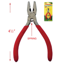 4 1/2" Combination Plier with Spring