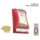 10-Refill Sanding Block Set with Replaceable Sandpaper Sheets