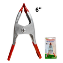 6-Inch 6" Metal Spring Clamp with Protective Grip Pads