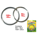 2 Pack 18 & 20 Gauge Galvanized Steel Wire Assortment