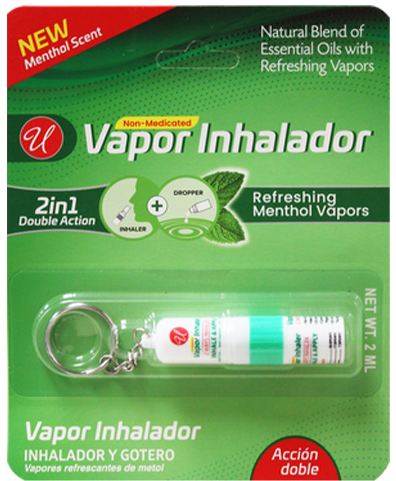 2-IN-1 Double Action Vapor Inhaler + Dropper (Non-Medicated), 2ml