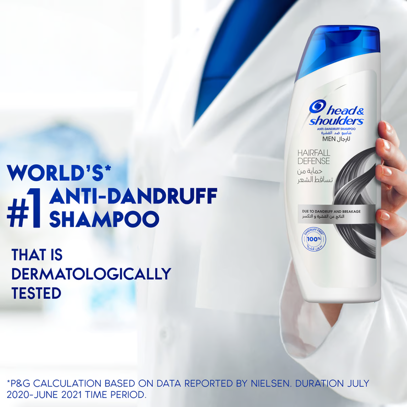 Head & Shoulders Anti-Dandruff Shampoo - HairFall Defense, 13.5oz