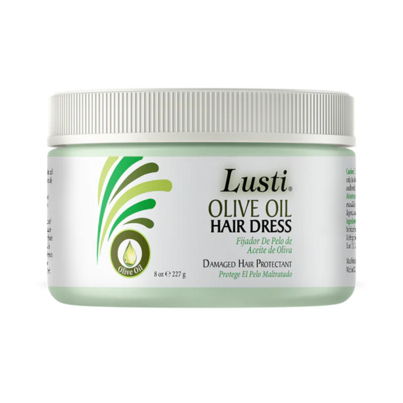 Lusti Olive Oil Hair Dress, 8oz. (227g)