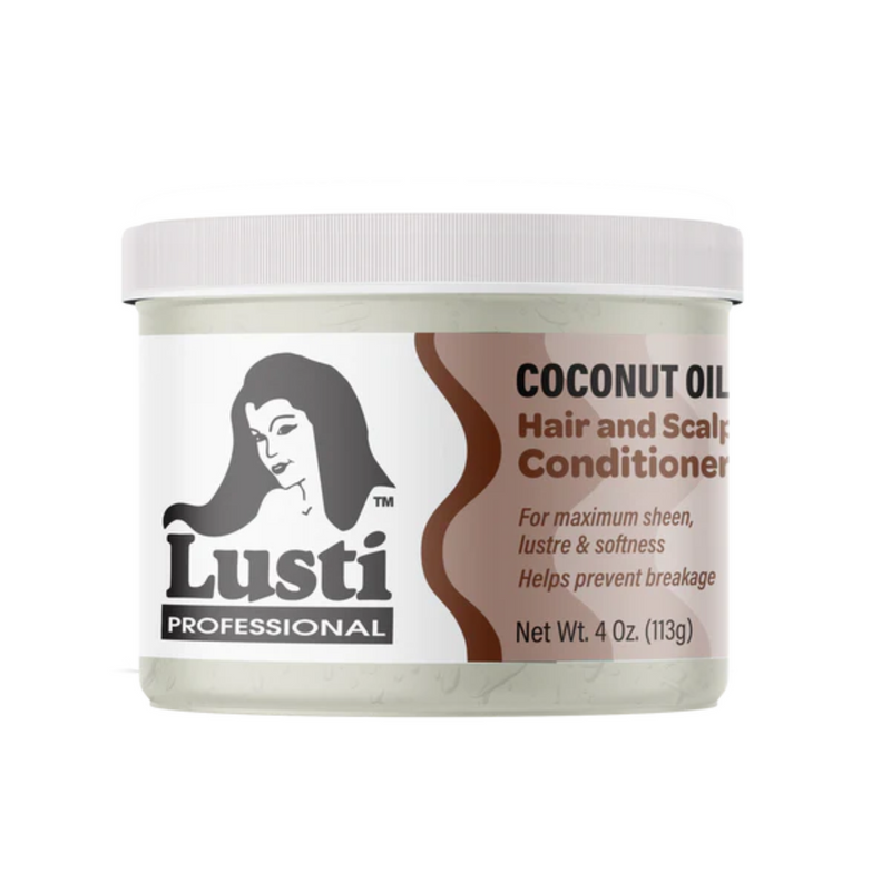 Lusti Professional Coconut Oil Hair & Scalp Conditioner, 4oz (113g)