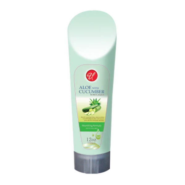 Aloe With Cucumber Moisturizer Lotion - Nourishing Formula, 12oz.