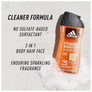 Adidas Power Booster Shower Gel 3-in-1 Body Hair Face 8.4oz (250ml)