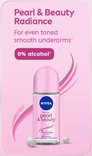 Nivea Pearl & Beauty Roll-On Deodorant, 1.7oz (50ml) (Pack of 6)