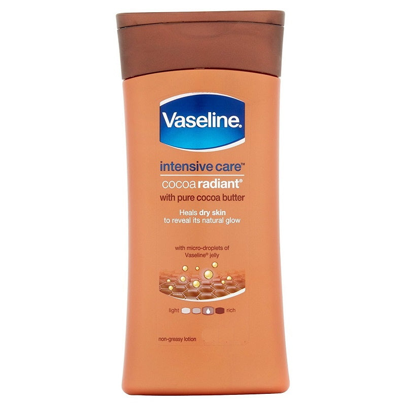 Vaseline Intensive Care Cocoa Radiant Lotion, 100ml (Pack of 12)