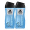 Adidas 3-in-1 AFTER SPORT Hydrating Protein Shower Gel, 8.4oz 250ml (Pack of 2)