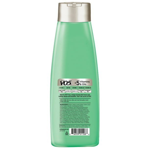 Alberto VO5 Kiwi Lime Squeeze with Lemongrass Shampoo, 12.5 oz. (Pack of 12)