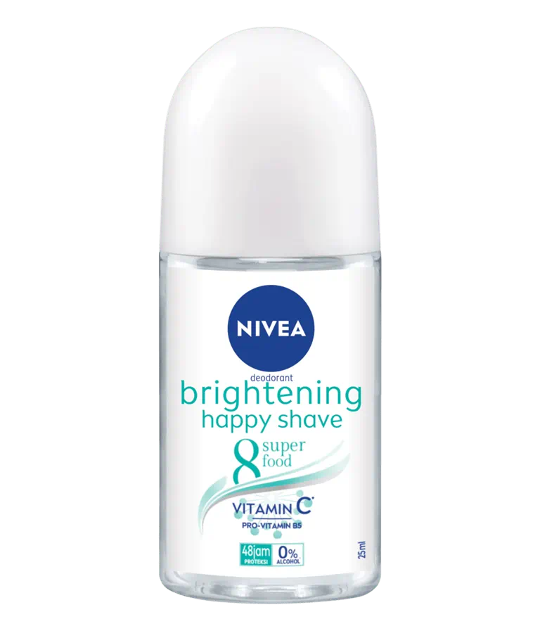 Nivea Brightening Happy Shave 8 Superfood Roll-On Deodorant, 1.7oz