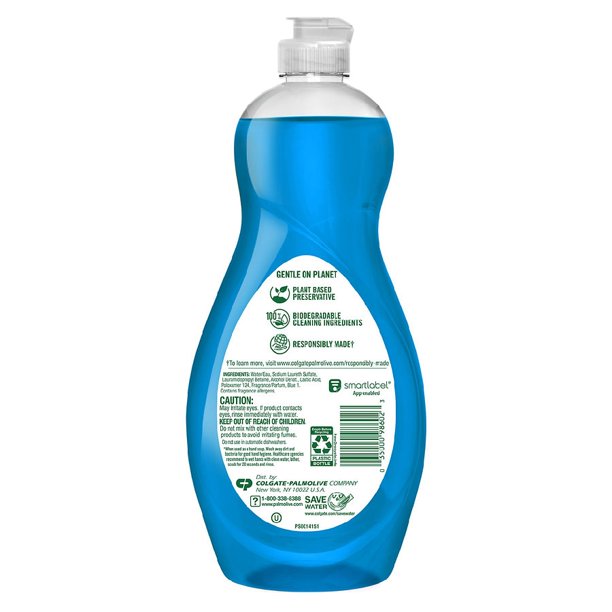 Palmolive Ultra Fresh Scent Antibacterial Dish Liquid, 8 oz (236ml) (Pack of 12)