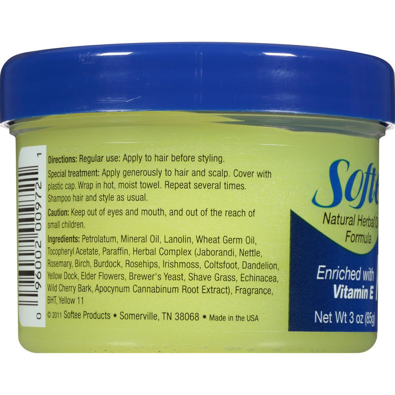 Softee Hair Food Enriched with Vitamin E, 3oz (85g)