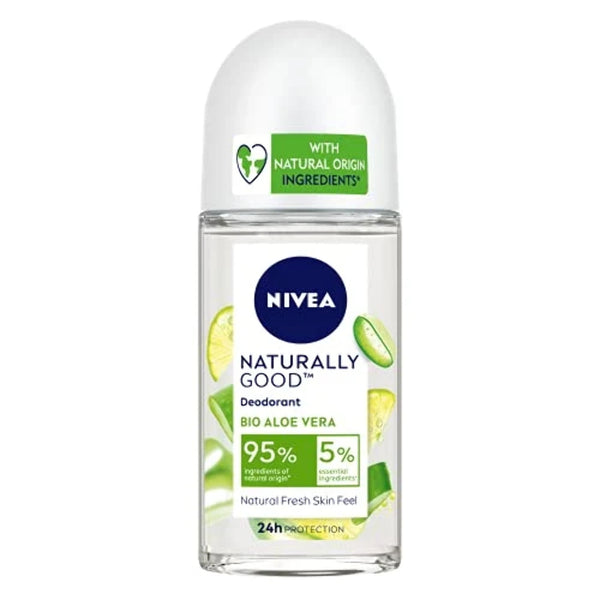 Nivea Naturally Good Bio Aloe Vera Deodorant, 1.7oz(50ml)