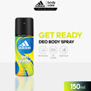 Adidas Get Ready For Him Deodorant Body Spray, 150ml