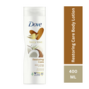 Dove Restoring Care Lotion For Dry Skin Coconut & Almond, 13.5oz (Pack of 2)