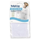 100% Cotton Solid White Newborn Belly Button Binder