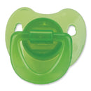 Orthodontic Pacifiers with Silicone Nipples, 2 Pack - BPA Free (0+ Months)
