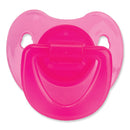 Orthodontic Pacifiers with Silicone Nipples, 2 Pack - BPA Free (0+ Months)