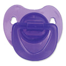 Orthodontic Pacifiers with Silicone Nipples, 2 Pack - BPA Free (0+ Months)