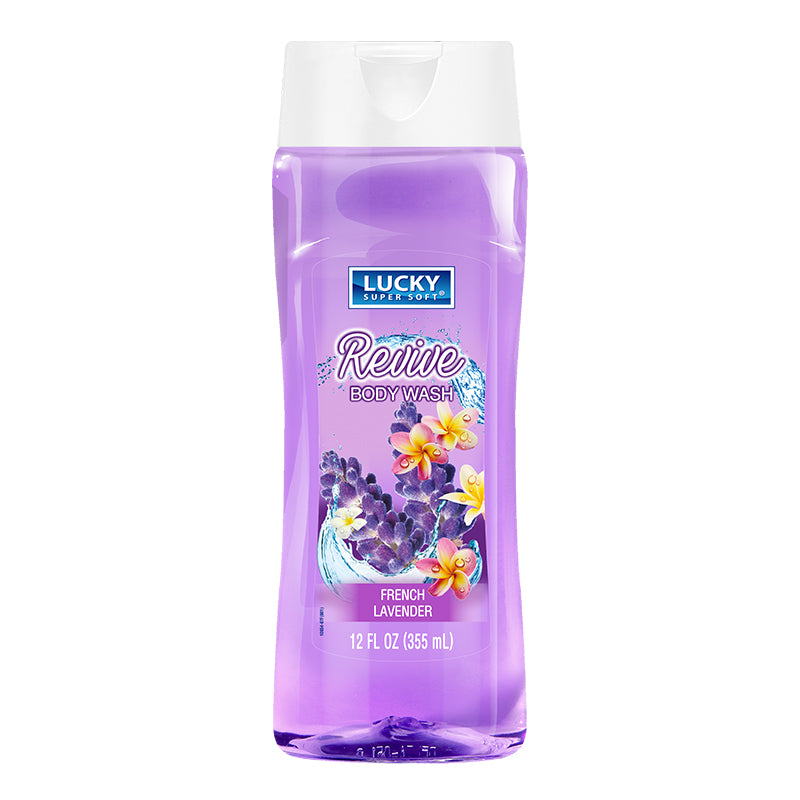 Lucky Super Soft Revive Body Wash - French Lavender, 12oz (355ml)