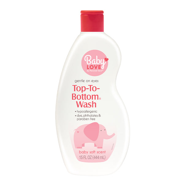 Baby Love Top-To-Bottom Baby Wash - Baby Soft Scent, 15oz. (444ml)