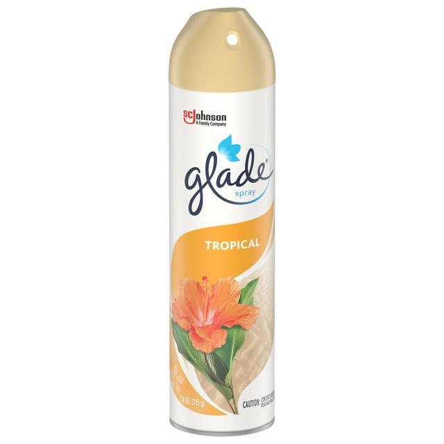 Glade Spray Tropical Scent Air Freshener, 7.6oz (215g) (Pack of 2)