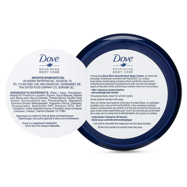 Dove Intensive-Cream Nourishing Care, 250ml