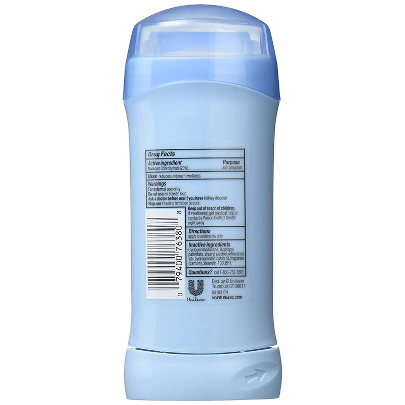Suave Powder Invisible Solid Anti-Perspirant Deodorant, 1.4 oz