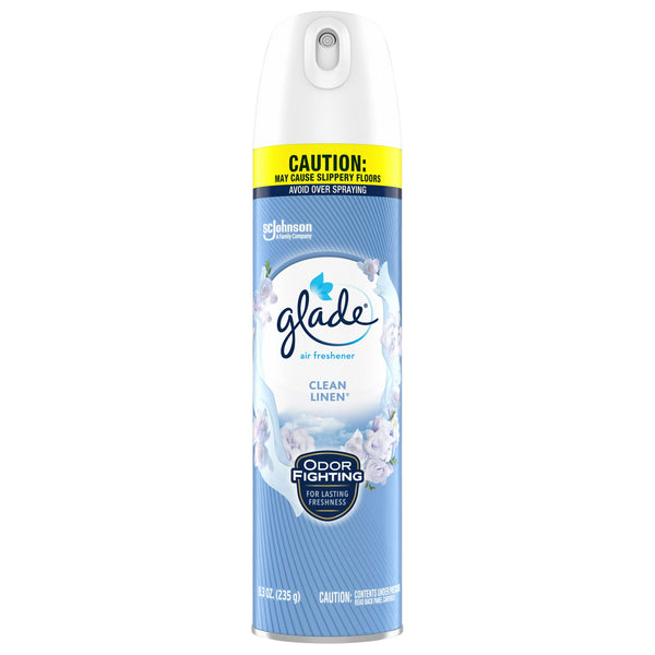 Glade Clean Linen Air Freshener Spray, 8.3 oz.