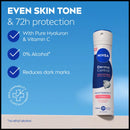 Nivea Derma Control Even Tone Vitamin C 72H Deodorant Spray, 5oz.