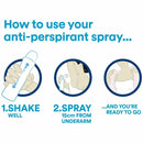 Dove Beauty Finish Anti-Perspirant Deodorant Body Spray, 150ml