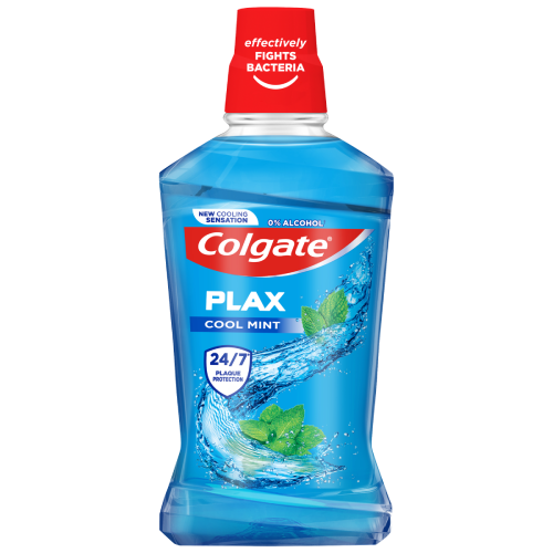 Colgate Plax Cool Mint 0% Alcohol Mouthwash, 8.45oz (250ml)