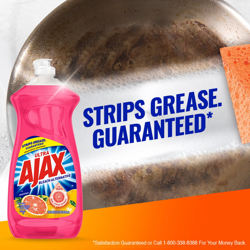 Ajax Ultra Grapefruit (Bleach Alternative) Dish Liquid, 28 oz. (Pack of 2)