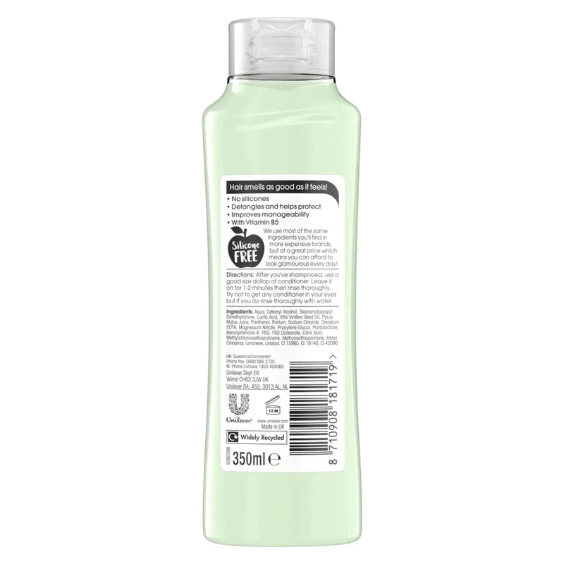 Alberto Balsam Juicy Green Apple Conditioner with Vitamin B5, 12oz (Pack of 6)