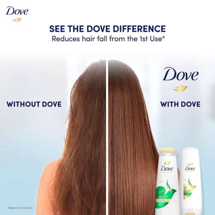 Dove Ultra Care Hair Fall Rescue Shampoo, 23oz (680ml) (Pack of 3)