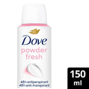 6 Pack x Dove Powder Fresh 48H Anti-Perspirant Deodorant Spray, 5oz (150ml)