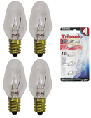4 Watt Clear Night Light Bulbs, 4 Count