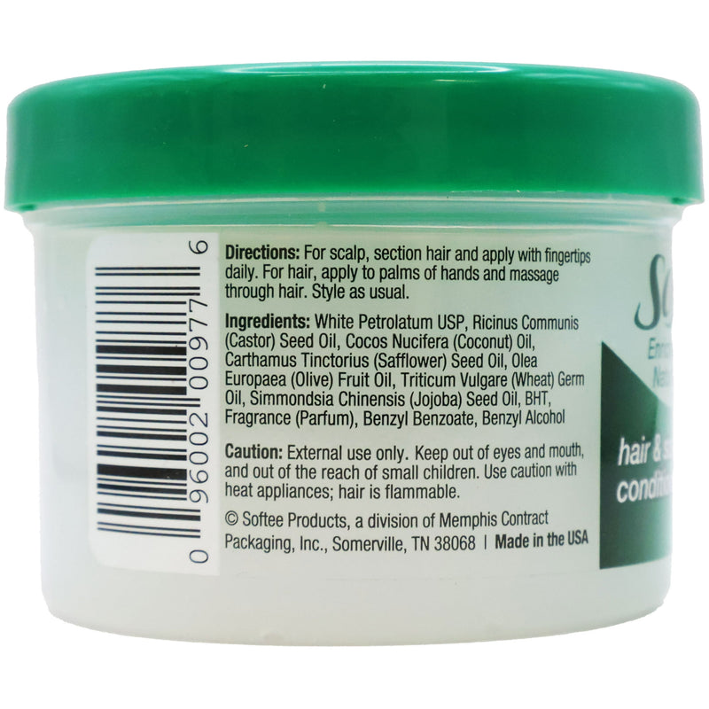 Softee Castor Oil w/ Natural Oils Hair & Scalp Conditioner, 3oz.