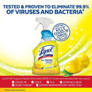 Lysol Disinfectant All-Purpose Cleaner - Lemon Scent, 22oz. (650ml) (Pack of 2)