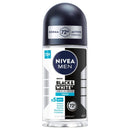 Nivea Men Black & White Invisible Fresh 72H Roll-On, 1.7oz (50ml)