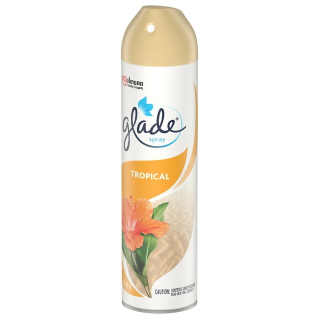 Glade Spray Tropical Scent Air Freshener, 7.6oz (215g) (Pack of 6)